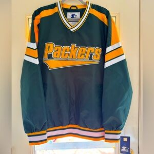 Packers Green and Yellow Pullover Jacket